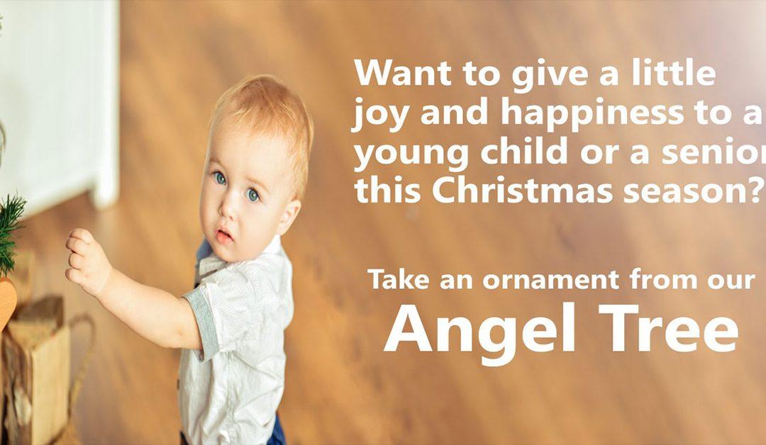 Angel Tree Ministry: Make a Difference in a Child’s or a Senior’s Christmas This Year
