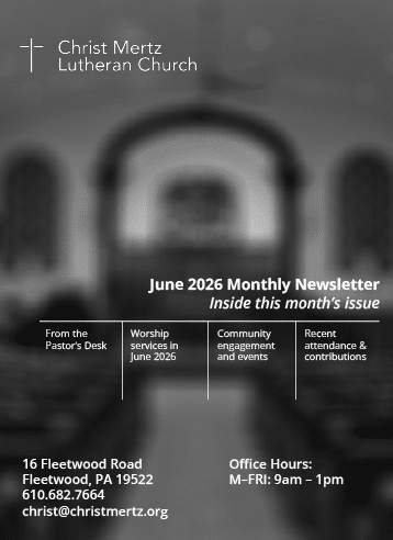 June 2026 Christ Mertz Newsletter June 2026 Christ Mertz Newsletter